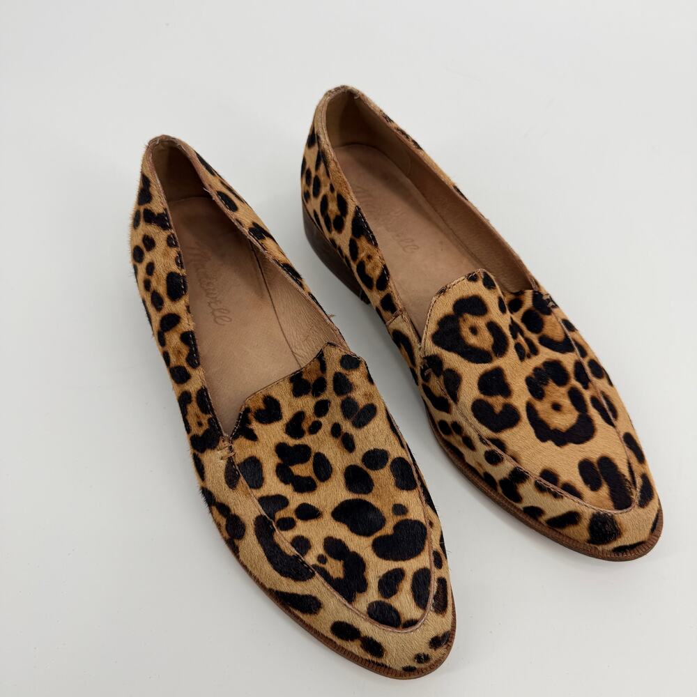Madewell Frances Loafers Leopard Print Calf Hair Animal Print Womens 7.5 - Picture 13 of 13